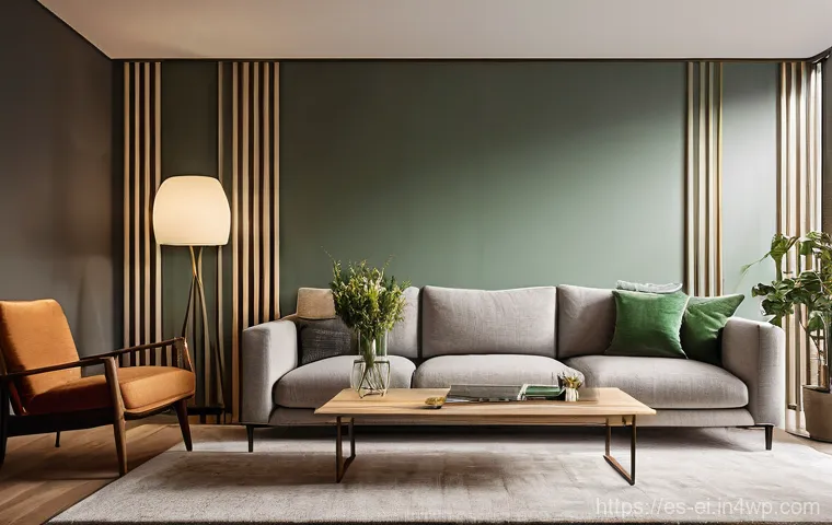아늑한 분위기를 위한 조명 선택법 - **Prompt 1: Cozy Living Room with Warm Zoned Lighting**
"A meticulously designed living room bat...