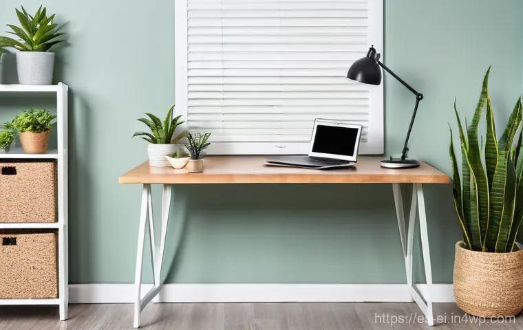 자기개발을 위한 개인 공간 활용하기 - Prompt 1: The Serene Productivity Hub**