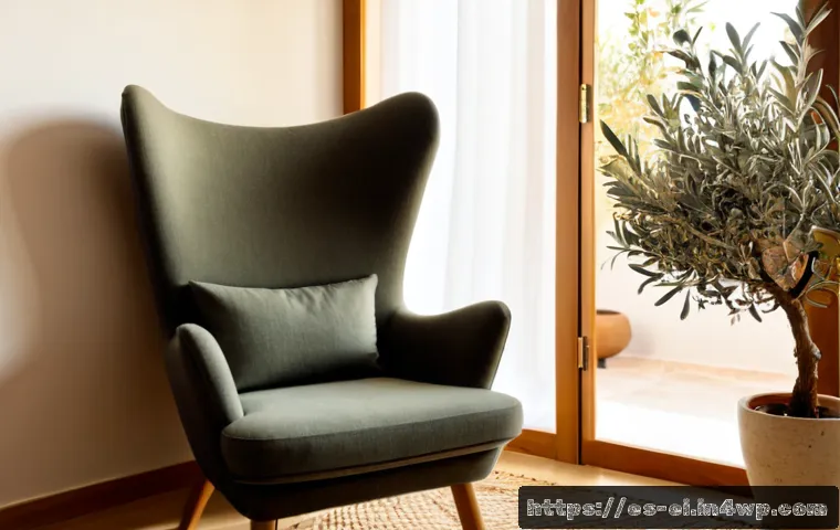 Home 17 스트레스를 줄이는 분리된 공간 만들기 - Photorealistic small stress-relief retreat in a bright Spanish apartment, a comfortable armchair beh...